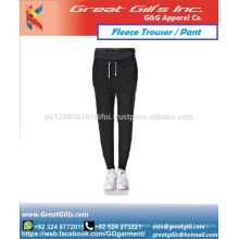 Calça macia feminina de fundo estreito para exercícios de ginástica e calça de lã para corrida